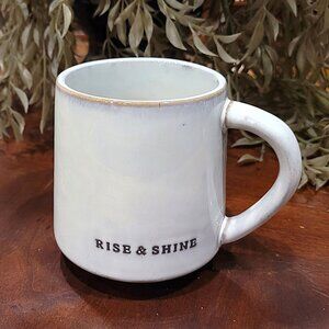 Hearth & Hand With Magnolia RISE & SHINE Stoneware Mug Farmhouse